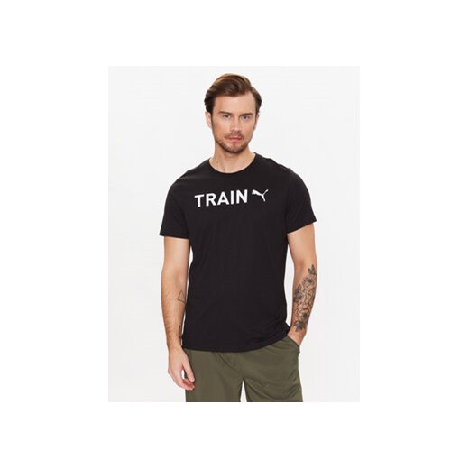 Puma T-Shirt Graphic 523414 Czarny Regular Fit ze sklepu MODIVO w kategorii T-shirty męskie - zdjęcie 168586723