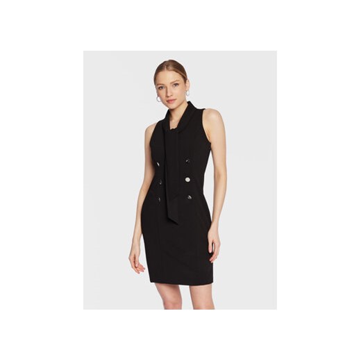 DKNY Sukienka koktajlowa DD3A1852 Czarny Slim Fit ze sklepu MODIVO w kategorii Sukienki - zdjęcie 168587140