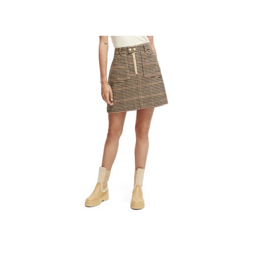 Scotch & Soda Spódnica trapezowa 171411 Beżowy Regular Fit XL MODIVO