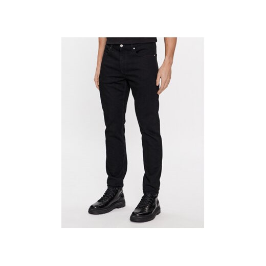 Calvin Klein Jeans Jeansy J30J323688 Czarny Slim Taper Fit ze sklepu MODIVO w kategorii Jeansy męskie - zdjęcie 168587240