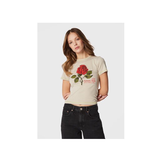 BDG Urban Outfitters T-Shirt 75440339 Beżowy Regular Fit ze sklepu MODIVO w kategorii Bluzki damskie - zdjęcie 168587624