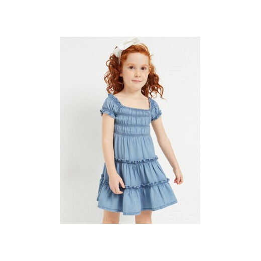 Mayoral Sukienka letnia 3937 Niebieski ze sklepu MODIVO w kategorii Sukienki dziewczęce - zdjęcie 168588150