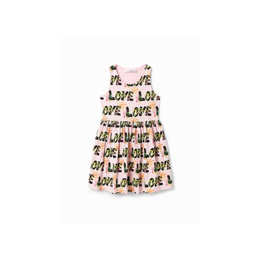 Desigual Sukienka codzienna 23SGVK11 Różowy Regular Fit ze sklepu MODIVO w kategorii Sukienki dziewczęce - zdjęcie 168588323