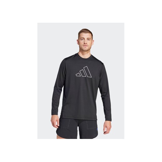 adidas Koszulka techniczna Train Icons Small Logo Training IN9806 Czarny Regular Fit ze sklepu MODIVO w kategorii T-shirty męskie - zdjęcie 168588340