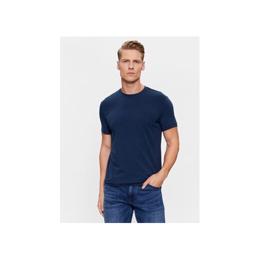 Trussardi T-Shirt 52T00767 Granatowy Regular Fit ze sklepu MODIVO w kategorii T-shirty męskie - zdjęcie 168588462
