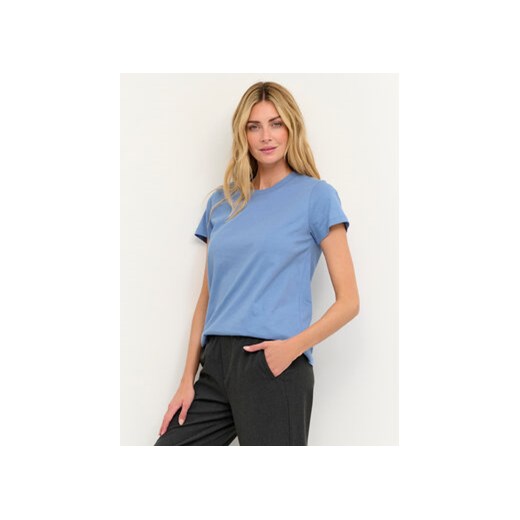 Kaffe T-Shirt Kamarin 10506137 Niebieski Regular Fit ze sklepu MODIVO w kategorii Bluzki damskie - zdjęcie 168588584