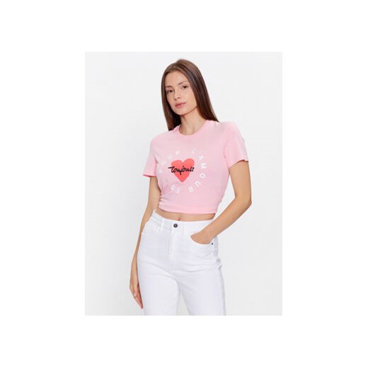 ONLY T-Shirt 15266625 Różowy Regular Fit ze sklepu MODIVO w kategorii Bluzki damskie - zdjęcie 168588734