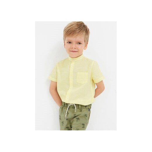 Mayoral Koszula 3161 Żółty Regular Fit ze sklepu MODIVO w kategorii Koszule chłopięce - zdjęcie 168589270