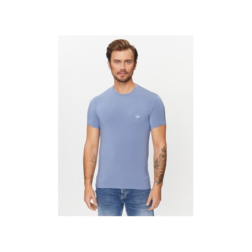 Emporio Armani Underwear T-Shirt 111971 3F511 04737 Niebieski Regular Fit ze sklepu MODIVO w kategorii T-shirty męskie - zdjęcie 168590223