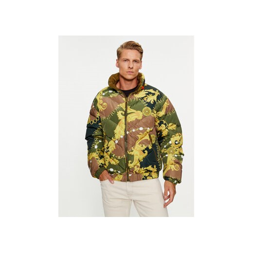 Versace Jeans Couture Kurtka puchowa 75GAUD04 Zielony Regular Fit 50 okazja MODIVO