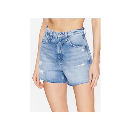 Pepe Jeans Szorty jeansowe Rachel Short PL801001RG4 Niebieski Regular Fit ze sklepu MODIVO w kategorii Szorty - zdjęcie 168591110