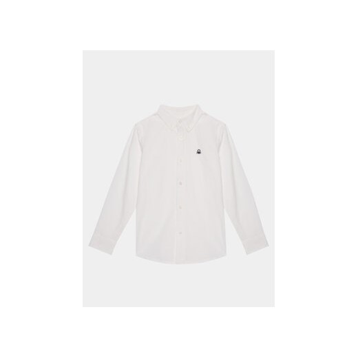 United Colors Of Benetton Koszula 54AZCQ00R Biały Regular Fit ze sklepu MODIVO w kategorii Koszule chłopięce - zdjęcie 168591193