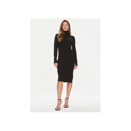 Calvin Klein Sukienka dzianinowa K20K205992 Czarny Regular Fit ze sklepu MODIVO w kategorii Sukienki - zdjęcie 168591614