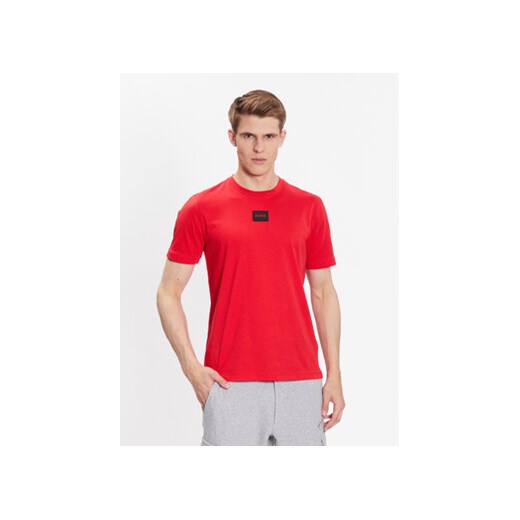 Hugo T-Shirt Diragolino212 50447978 Czerwony Regular Fit ze sklepu MODIVO w kategorii T-shirty męskie - zdjęcie 168591653