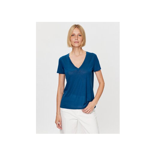 United Colors Of Benetton T-Shirt 3NLHE4249 Niebieski Regular Fit ze sklepu MODIVO w kategorii Bluzki damskie - zdjęcie 168591811