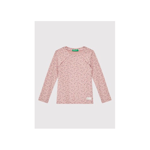 United Colors Of Benetton Bluzka 30J9G104Q Różowy Regular Fit United Colors Of Benetton 82 MODIVO