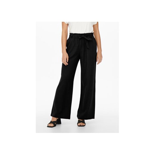 JDY Spodnie materiałowe 15254626 Czarny Loose Fit ze sklepu MODIVO w kategorii Spodnie damskie - zdjęcie 168591921