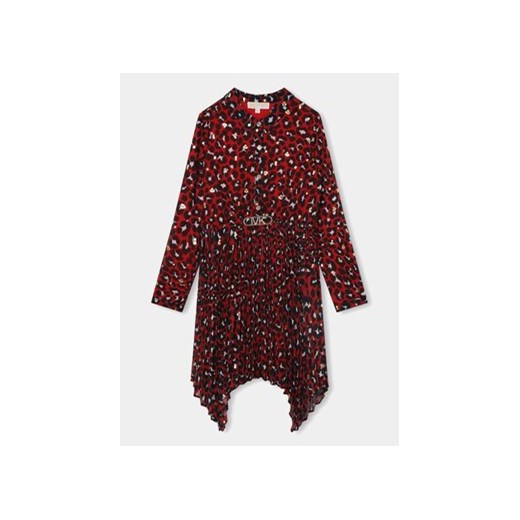 MICHAEL KORS KIDS Sukienka koszulowa R12175 Czerwony Regular Fit ze sklepu MODIVO w kategorii Sukienki dziewczęce - zdjęcie 168591933