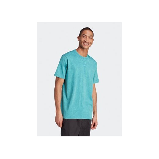 adidas T-Shirt ALL SZN Garment-Wash IJ6922 Niebieski Loose Fit ze sklepu MODIVO w kategorii T-shirty męskie - zdjęcie 168592122