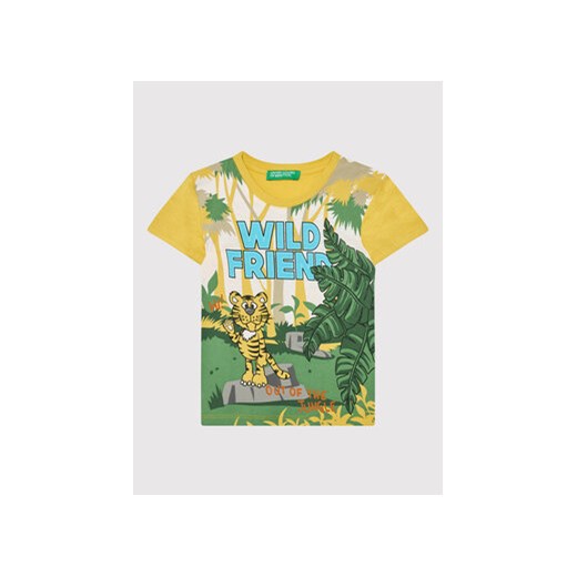 United Colors Of Benetton T-Shirt 3096G103A Kolorowy Regular Fit ze sklepu MODIVO w kategorii Koszulki niemowlęce - zdjęcie 168592610