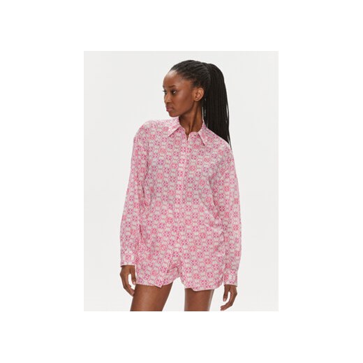 Pinko Koszula 103194 A1Q1 Różowy Regular Fit ze sklepu MODIVO w kategorii Koszule damskie - zdjęcie 168593111