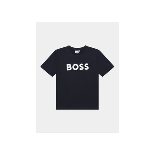 Boss T-Shirt J25P24 M Granatowy Regular Fit ze sklepu MODIVO w kategorii T-shirty chłopięce - zdjęcie 168593784