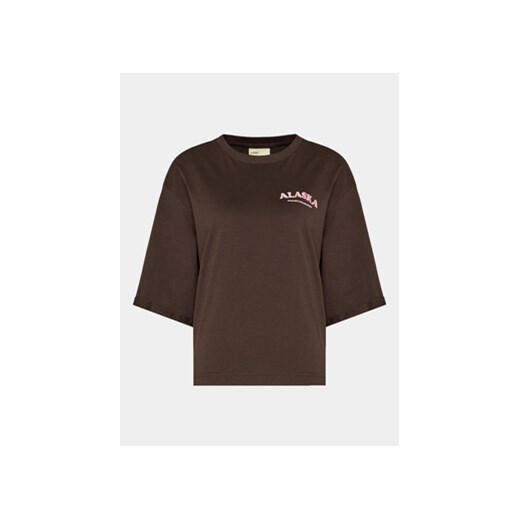Outhorn T-Shirt OTHAW23TTSHF0927 Brązowy Regular Fit ze sklepu MODIVO w kategorii Bluzki damskie - zdjęcie 168593982