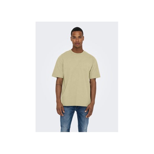Only & Sons T-Shirt Fred 22022532 Beżowy Relaxed Fit ze sklepu MODIVO w kategorii T-shirty męskie - zdjęcie 168594420