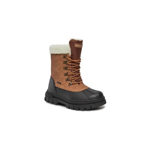 Tommy Hilfiger Trzewiki T3B5-33161-0814582 S Brązowy Tommy Hilfiger 35 MODIVO okazja