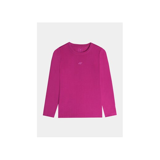 4F Bluzka 4FJAW23TLONF141 Różowy Regular Fit ze sklepu MODIVO w kategorii Bluzki dziewczęce - zdjęcie 168594922