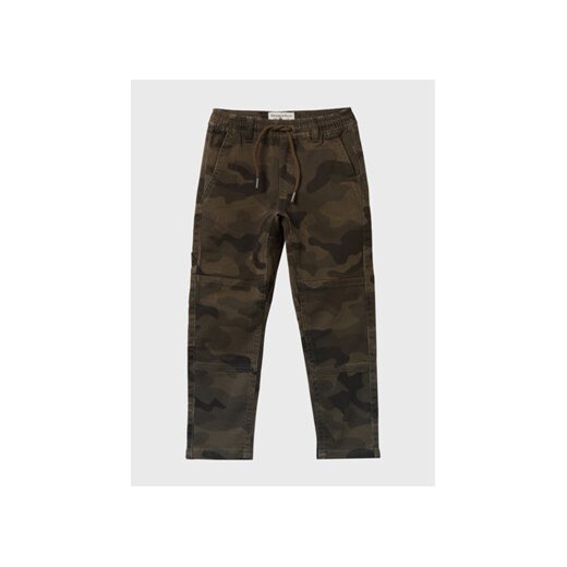 OVS Spodnie materiałowe 1590976 Zielony Regular Fit ze sklepu MODIVO w kategorii Spodnie chłopięce - zdjęcie 168594990