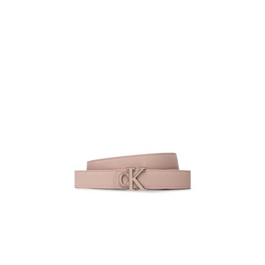 Calvin Klein Jeans Pasek Damski Mono Hardware Outline Belt 30mm K60K609318 Różowy ze sklepu MODIVO w kategorii Paski damskie - zdjęcie 168595180