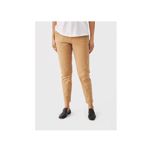 Part Two Spodnie materiałowe Soffys 30305570 Beżowy Regular Fit ze sklepu MODIVO w kategorii Spodnie damskie - zdjęcie 168595201
