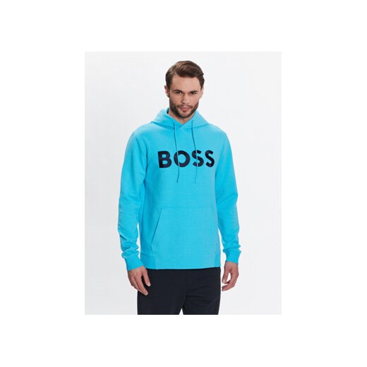 Boss Bluza 50482887 Niebieski Relaxed Fit ze sklepu MODIVO w kategorii Bluzy męskie - zdjęcie 168595323