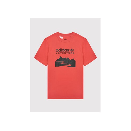adidas T-Shirt Adventure HE2058 Pomarańczowy Regular Fit 8_9Y MODIVO