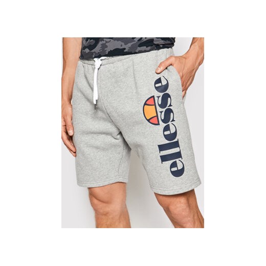 Ellesse Szorty sportowe Bossini SHS08748 Szary Regular Fit ze sklepu MODIVO w kategorii Spodenki męskie - zdjęcie 168595514