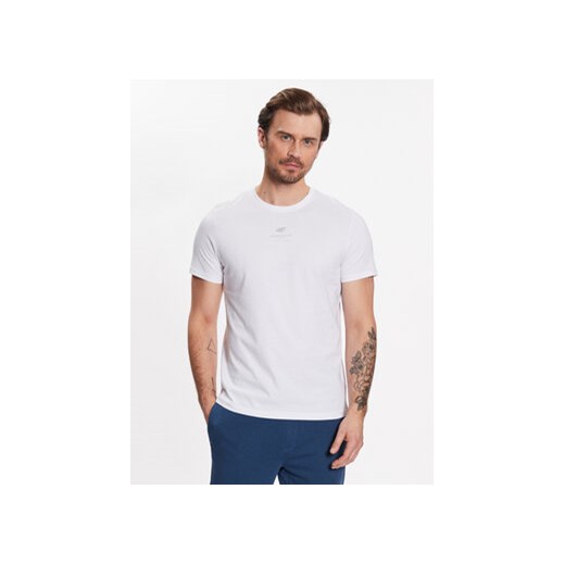 4F T-Shirt 4FSS23TTSHM363 Biały Regular Fit ze sklepu MODIVO w kategorii T-shirty męskie - zdjęcie 168595714