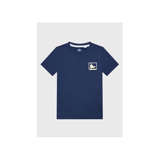 Timberland T-Shirt T25T84 S Granatowy Regular Fit ze sklepu MODIVO w kategorii T-shirty chłopięce - zdjęcie 168595893