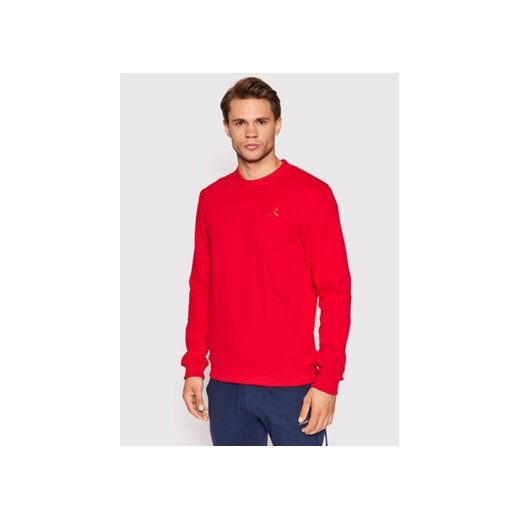 Le Coq Sportif Bluza 2021640 Czerwony Regular Fit ze sklepu MODIVO w kategorii Bluzy męskie - zdjęcie 168595963