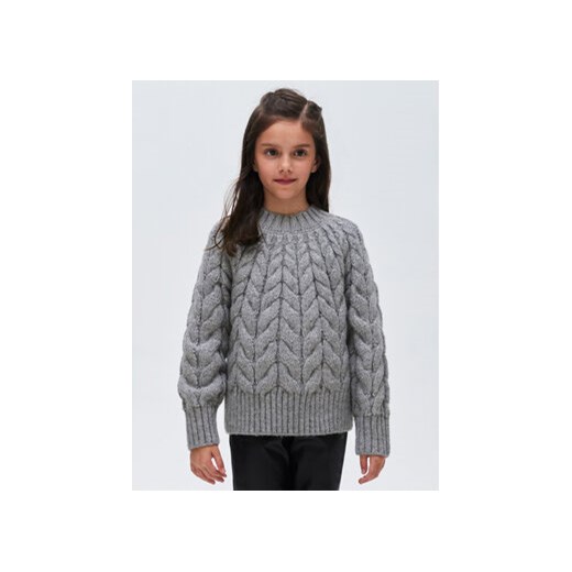 Mayoral Sweter 7.307 Szary Regular Fit ze sklepu MODIVO w kategorii Swetry dziewczęce - zdjęcie 168596331