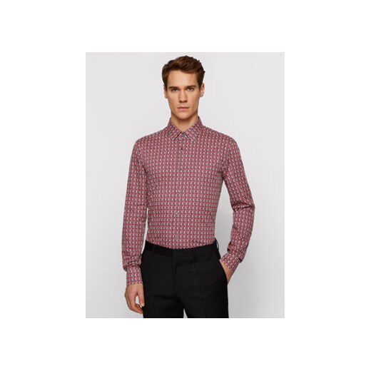 Boss Koszula Isko 50451492 Kolorowy Slim Fit ze sklepu MODIVO w kategorii Koszule męskie - zdjęcie 168596333