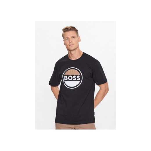 Boss T-Shirt 50496223 Czarny Regular Fit ze sklepu MODIVO w kategorii T-shirty męskie - zdjęcie 168596473