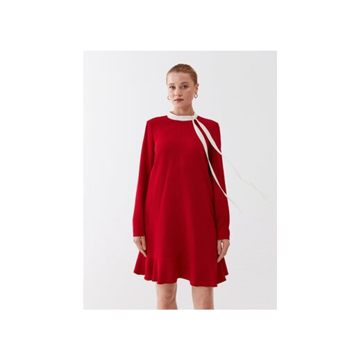 Red Valentino Sukienka codzienna 2R3VAGR5 Czerwony Regular Fit ze sklepu MODIVO w kategorii Sukienki - zdjęcie 168596603