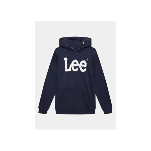 Lee Bluza LEE0008 Granatowy Regular Fit ze sklepu MODIVO w kategorii Bluzy chłopięce - zdjęcie 168596792