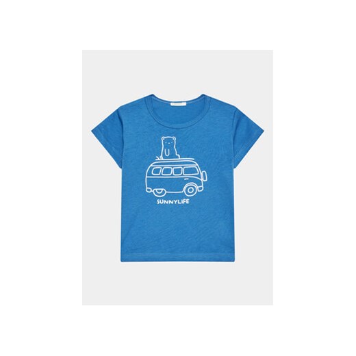 United Colors Of Benetton T-Shirt 3I1XA1030 Niebieski Regular Fit ze sklepu MODIVO w kategorii Koszulki niemowlęce - zdjęcie 168596940
