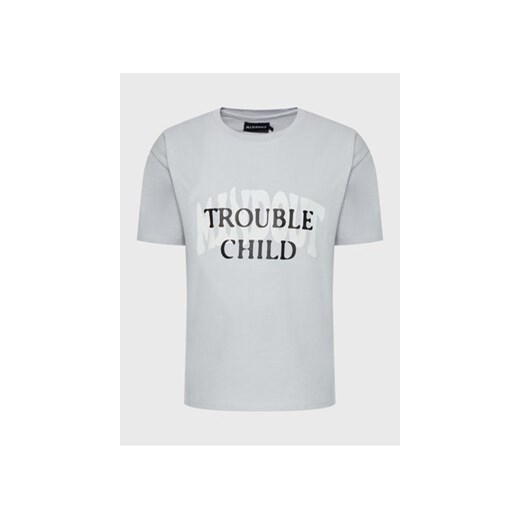 Mindout T-Shirt Unisex Trouble Child Szary Oversize ze sklepu MODIVO w kategorii Bluzki damskie - zdjęcie 168597000