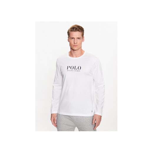 Polo Ralph Lauren Longsleeve 714899614005 Biały Regular Fit ze sklepu MODIVO w kategorii T-shirty męskie - zdjęcie 168597040