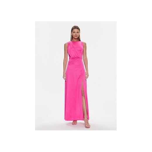 Silvian Heach Sukienka wieczorowa Long GPP24426VE Różowy Regular Fit ze sklepu MODIVO w kategorii Sukienki - zdjęcie 168597644