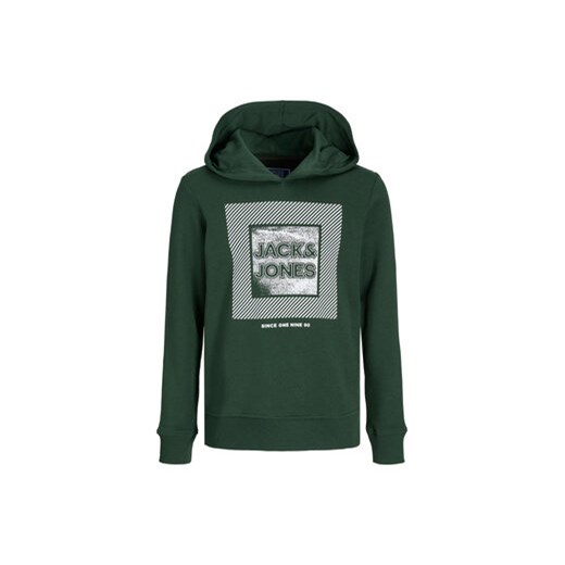 Jack&Jones Junior Bluza 12237091 Zielony Regular Fit Jack&jones Junior 152 MODIVO