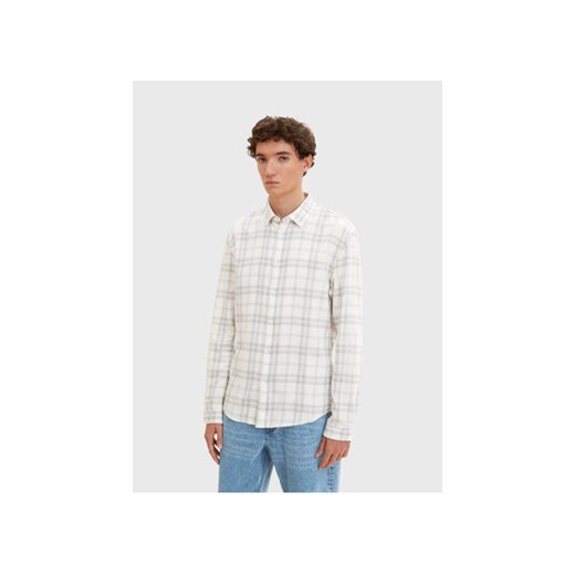 Tom Tailor Denim Koszula 1033729 Beżowy Regular Fit ze sklepu MODIVO w kategorii Koszule męskie - zdjęcie 168598032